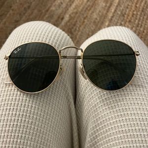 Ray Ban Round Metal Sunglasses